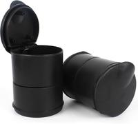 JINGMU 2 Piezas Cenicero del Coche para Seat Cupra Ateca KH7 2016-2020 2021 2022 2023 5 Seat, Cilindro Sin Humo Portatil para Coche Cenicero Autoextinguible para Coche Papelera de Coche con Tapa