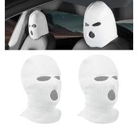 JINGMU 2 Piezas Fundas para Reposacabezas de Coche para Ford Ranger Raptor 2013-2022 2023, Máscara Personalizada para Asiento, Fundas Divertidas para Reposacabezas de Coche
