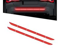 JINGMU 2 Piezas Pegatinas Reflectantes para Auto para Audi A4 Avant B9 8W I 2015-2024, Parachoques Trasero de Seguridad Reflectante, Noche Visibilidad Calcomanía Reflectante