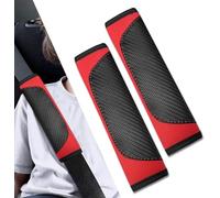 JINGMU 2 Piezas Protector Cinturon Coche para Mini Electric F56 I 2019-2024, Funda Cinturon Coche, Funda para Cinturón de Seguridad de Coche, Hombreras de Cinturón de Seguridad
