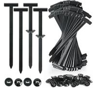 JINGMU 200 Piezas Hebillas para Bridas para Citroen C3 C4 C5 Elysee, Hebilla de Nylon Resistente A Los UV, Bridas Plastico para Reparación Diaria de Automóviles