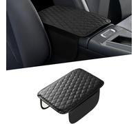 JINGMU Almohadilla de Reposabrazos Coche para Volkswagen ID. ROOMZZ Concept, Alfombrilla para La Caja del Reposabrazos del Coche, Funda Apoyabrazos Coche con 2 Bolsillos
