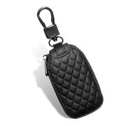 JINGMU Estuche para Llaves de Coche para Tesla Model S 2020 2019 2018 2017 2016, Funda Organizador Llaves de Coche, Llavero Cartera con Cremallera y Ganchos, Funda para Llaves de Coche