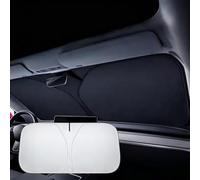 JINGMU Parasol Coche Delantero para Ford Puma ST 2020-2023 2024, Plegable Parasol del Parabrisas del Coche, Paraguas Visera Plegable para Parabrisas Delantero Protección UV