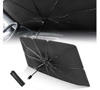 JINGMU Parasol Coche Delantero para XPENG Mona M03 2024-, Plegable Parasol Paraguas Coche, Protector Solar Coche Protección UV, Parasol Ventana Coche para Coches, SUV