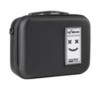 JINGNE Travel Organizer Bag for DJI Neo 2 Fly More Combo Drone Accessories Hard Shell PU Leather Case Fits RC-N3 Remote Protective Shoulder Pouch