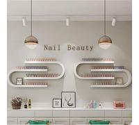 JingNian Estante De Pared MetáLico En Forma De U para Esmaltes De UñAs, Expositor De Botellas para CosméTicos, Perfumes Y Aceites Esenciales(Size:4PCS,Color:a)