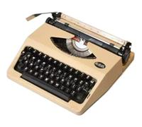 JingNian Máquina de Escribir Vintage Manual, Máquina de Escribir Mecánica Clásica Portátil Retro para Cartas, Notas y Decoración de Oficina o Hogar(C)
