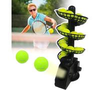 JingNian MáQuina De Saque De Tenis Ligera, MáQuina De Lanzamiento De Pelotas De Tenis, Alimentador De Pelotas De Tenis para Entrenamiento De Todos Los Niveles
