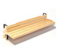 JingNian Mesa De Balcón Plegable, Mesa Colgante para Barandilla, Resistente Al Clima, Estable, Ideal para Terraza Jardín Y Exteriores, Fácil De Instalar Y Ahorrar Espacio(E)