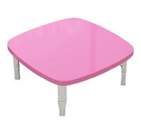 JingNian Mesa Tatami Plegable Japonesa 80 kg, Mesa Baja Cuadrada Ahorra Espacio, Mesa de Centro para Sentarse en el Suelo, Pequeño Escritorio Comedor para Sala Dormitorio Balcón(G,80x80cm)