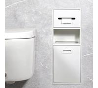 JingNian Nicho De Ducha Empotrado De Acero Inoxidable, Estante De Ducha De Doble Capa, Nicho De Baño para Gel De Ducha Champú Artículos De Tocador(White,65x30x14cm)