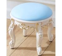 JingNian Reposapiés Tapizado Rectangular con Cojín de Terciopelo, Otomana como Asiento Adicional para Dormitorio o Baño, Soporta hasta 300 kg(E)