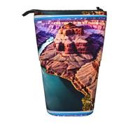 jingong Beauty Grand Canyon - Estuche multifuncional para lápices, bolsa de almacenamiento, bolsa de maquillaje, adecuado para la oficina y el transporte diario, Black, Talla única, Bolsa para monedas