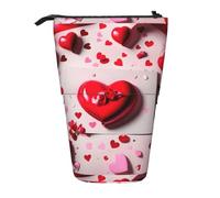 jingong Estuche multifuncional para el día de San Valentín, bolsa de almacenamiento, bolsa de maquillaje, adecuado para la oficina y el transporte diario, Black, Talla única, Bolsa para monedas