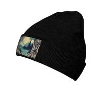 jingong Gorro de punto con estampado Not All Who Wander are Lost 1, elegante sombrero cálido de invierno para hombres y mujeres, sombrero clásico casual, apto para uso diario, Negro, Talla única