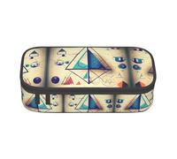 jingong Math Geometry Geek Calculus - Bolsa de almacenamiento de gran capacidad, apta para viajes, suministros de oficina, maquillaje y organización de escritorio