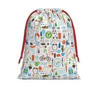 jingong The Nature Wildlands - Bolsa de almacenamiento con estampado de actividades de Navidad, suministros de fiesta de cumpleaños