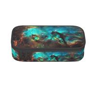 jingong Universe Galaxy Space - Bolsa de almacenamiento de gran capacidad, apta para viajes, suministros de oficina, maquillaje y organización de escritorio