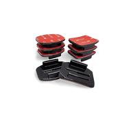 JINGXIN Soportes adhesivos curvados y planos compatibles con cámaras de acción GoPro Hero 12 11 10 Max 9 8 7 6 5 4 Session DJI Osmo Action Cameras (8 paquetes)