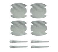 JINGXINXUE 8 Piezas Películas Protectoras Manija para Opel Corsa F/Corsa-e MJ22/Corsa Edition/GS Line, Hueco de Manija Puertas Anti-Arañazos Protección de Pintura Adhesivo,C/Silver