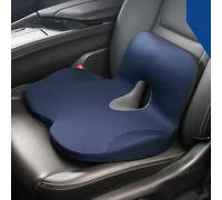 JINGXINXUE Cojín Coche Silla para Chrysler Pacifica 2017-2025, Espuma Viscoelástica Memoria Respaldo Ergonómico Alivio Coxis Cómodo Antideslizante,Blue-Normal