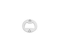 JINGYAN Abridor de Botellas 5/10PCS Bronze/Silver Bottle Driver Insertion into a Circular Metal polishing Bottle Plug -in Parts of The Beer Bottle Dribbler Hardware(Silver)