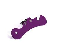 JINGYAN Abridor de Botellas Kitchen Stainless Steel Style Multi-Function Manual Can Opener for Beer(Purple)