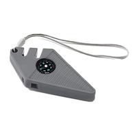 JINGYAN Afiladores de cuchillos Outdoor Diamond Sharpener, Camping ToolsHikingPocket Carbide Knife Grinding Stone Tungsten Ceramic Fish Hook Sharp CompassMulti Tools(Grijs)