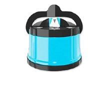 JINGYAN Afiladores de cuchillos Suction Cup Whetstone Kitchen Knife Sharpener Easy And Safe To Sharpens Househeld Stone Knives Sharpening with Dropship(Blue)