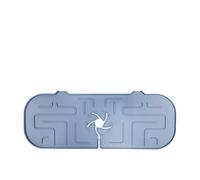 JINGYAN Alfombrillas para Fregadero Kitchen Faucet Mat Sink Splash Guard Silicone Drainage Drying Pad Bathroom Countertop Protection(Blue1)