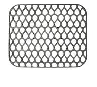 JINGYAN Alfombrillas para Fregadero Silicone Kitchen Sink Mat Eco-Friendly with Quick Draining Design Grey Non-Slip Heat Resistant
