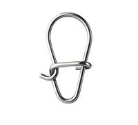 JINGYAN Anzuelos de Pesca Fishing Beautiful Hook Snap Stainless Steel Rolling Swivel Lure Connector Tackle Accessories Tools(Size 2 (15mm 35kg))