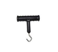 JINGYAN Anzuelos de Pesca Stainless Steel Smooth Knot Hook Carp Fish Puller rig Making Tool Terminal Fishing Gear Accessories(Schwarz)