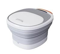 JINGYAN Baños para pies Electric Portable Foldable Soaking Bucket Foot Relax Shiatsu Heating Bath Spa Massager