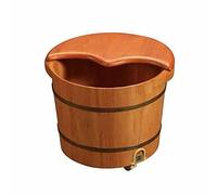 JINGYAN Baños para pies Solid Wooden Bucket Heating Constant Temperature Foot Bath Barrel Household Automatic Massage Detox Spa Machine