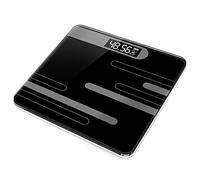 JINGYAN Básculas digitales Bathroom Scales Floor Body Scale Digital Weight LCD Display Glass Smart Electronic Bath(Talla nica)