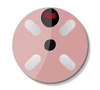 JINGYAN Básculas digitales Body Fat Scale Balance Scales Smart Electronic LED Digital Weighing Bath(Pink)