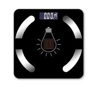 JINGYAN Básculas digitales Body Weight Bathroom Scale Solar High Precision Weighing Rechargeabl