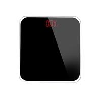 JINGYAN Básculas digitales Classic Minimalist Design Bathroom Scales Arrival Electronic Scale Tempered Glass Household Use Personal Weighing(Schwarz)
