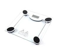 JINGYAN Básculas digitales Digital Body Weight Bathroom Scale with Step-On Technology and Tempered Right Angle Glass Balance Platform 400lb/180kg 28cm
