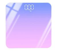 JINGYAN Básculas digitales Digital Body Weight Bathroom Scales High Precision Weighing LCD Display Rainbow Scale Girls Gift