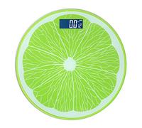 JINGYAN Básculas digitales Fruit Pattern Weight Scale For Weighing Body Electronic Household Balance Floor Smart Digital Scales Bathroom(Lemon)