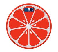 JINGYAN Básculas digitales Fruit Pattern Weight Scale For Weighing Body Electronic Household Balance Floor Smart Digital Scales Bathroom(Orange)