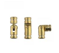 JINGYAN Bisagras 10Pcs Copper Barrel Hinges Cylindrical Hidden Cabinet Concealed Invisible Brass For Jewelry Box Case Furniture Hardware