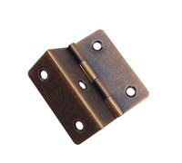 JINGYAN Bisagras para puertas Cabinet Hinge Door Luggage Furniture Jewelry Wooden Box Decoration