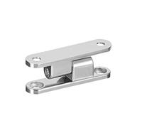 JINGYAN Bisagras para puertas High Quality Long Cabinet Removable Door Hinges Silver Tone Mounted On