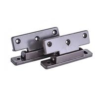 JINGYAN Bisagras Plastic Spring Hinges Hidden Flat Mount Hinges for Wardrobe Cabinet Cabinet Door Joint Connector Furniture Hardware