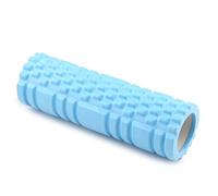 JINGYAN Bloques de yoga 1Pcs 26 * 7.5cm Pilates Column Yoga Massage Roller Block Muscle Relax Brick Gym Exercise Fitness Equipment(Blue)