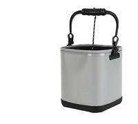 JINGYAN Bolsas de pesca 14L Fishing Bucket Box Folding Storage Container Carrier EVA for Camping Outdoor Tackle Bag Thickened Bottom